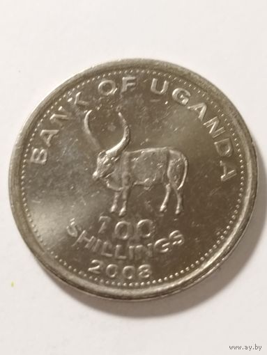Уганда 100 шиллингов 2008