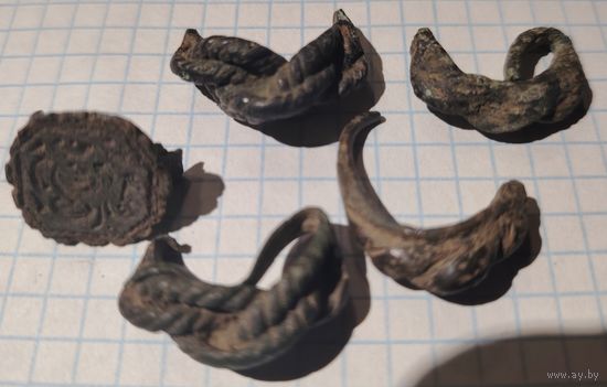 Уставшие, ложно витые, витые колечки.