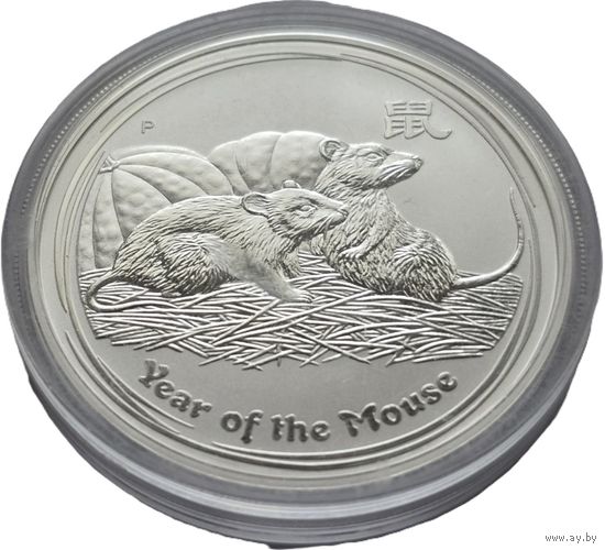 Австралия, 1 доллар 2008 Год Мыши. Интересная монета в коллекцию.