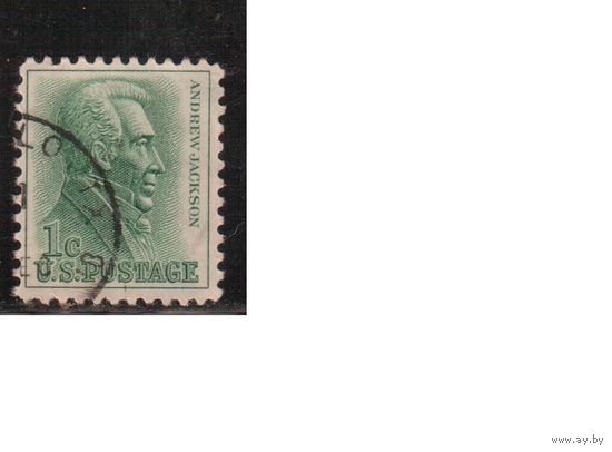 США-1961, (Мих.816) , гаш. ,Стандарт, Личности, Президенты, Джексон