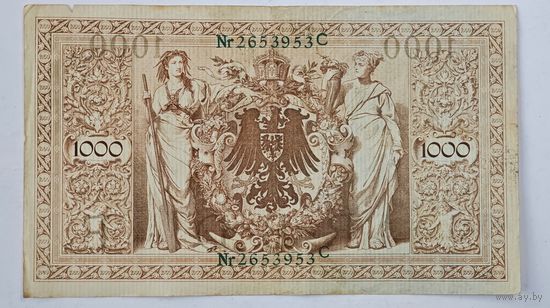 1910 год Германия 1000 марок