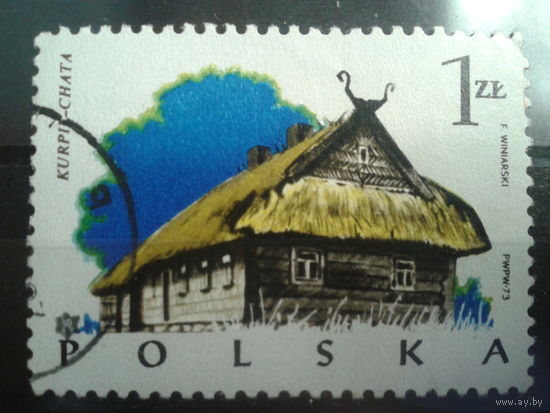 Польша, 1974, Деревянная архитектура