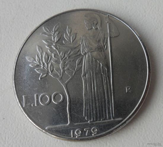 100 лир Италия 1979 г.в.