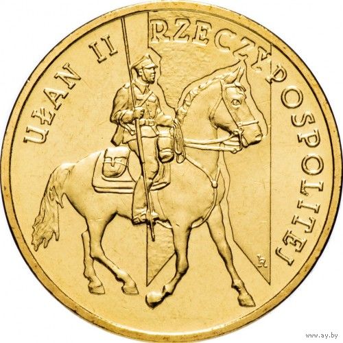 Польша 2 злотых, 2011 История польской кавалерии - Улан 2ой Республики UNC