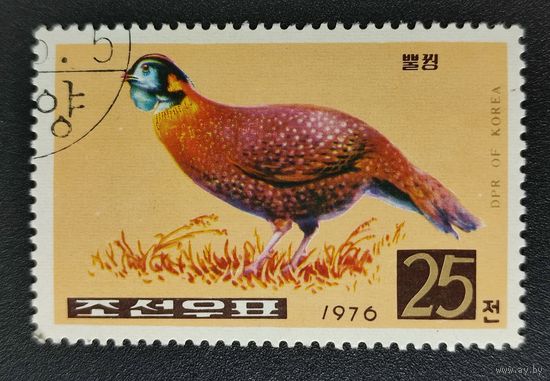 Марка Северная Корея Птицы 1976г. 2.30