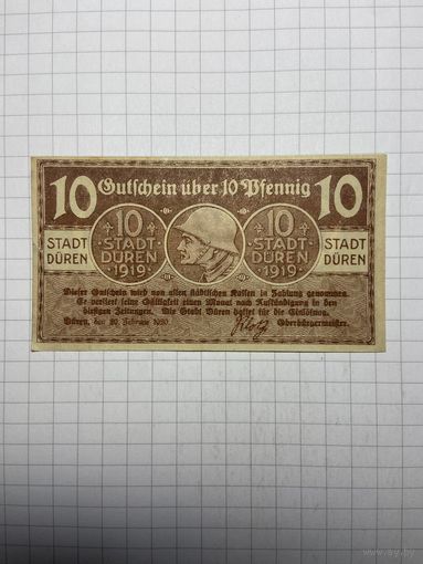Нотгельд 10 пфеннигов Германия-3012
