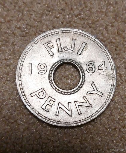Фиджи 1 пенни 1964  ЕЛИЗАВЕТА II