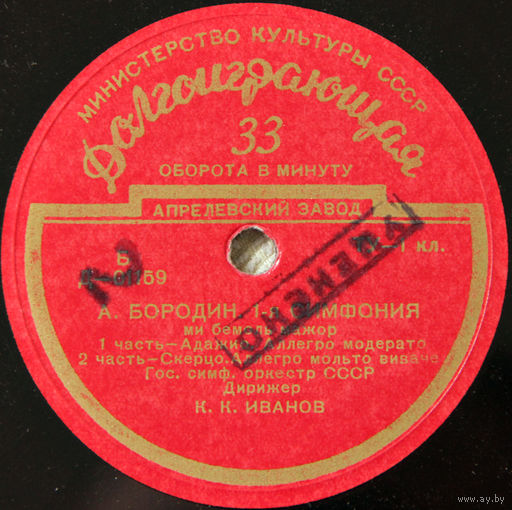 А. Бородин - 1-я симфония, дир. К. Иванов