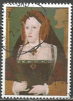 Британия. Анна Воллейн-жена короля Генриха VIII. 1997г. Mi#1678.