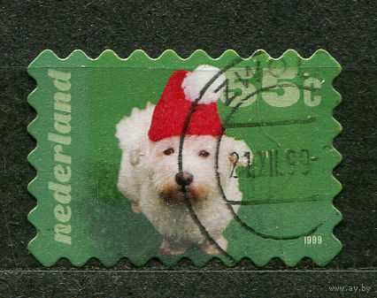 Собака. С новым годом! Нидерланды. 1999