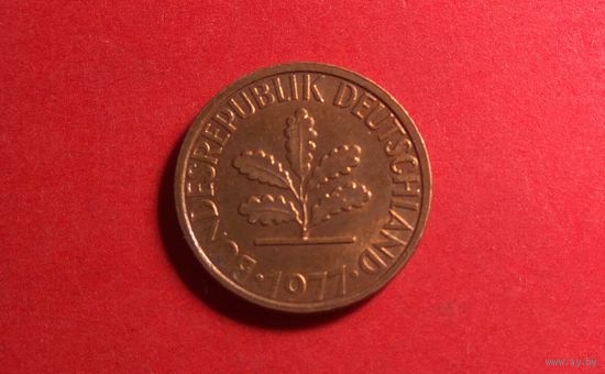 1 пфенниг 1977 G. Германия. Хорошая!