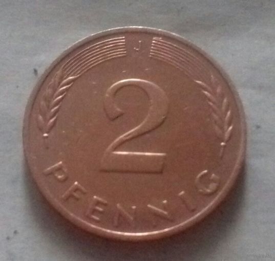 2 пфеннига, Германия 1988 J