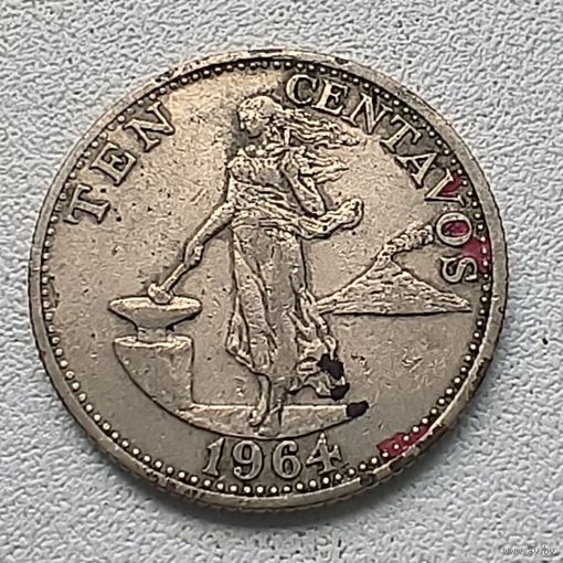 Филиппины. 10 сентаво 1964 3-14-54