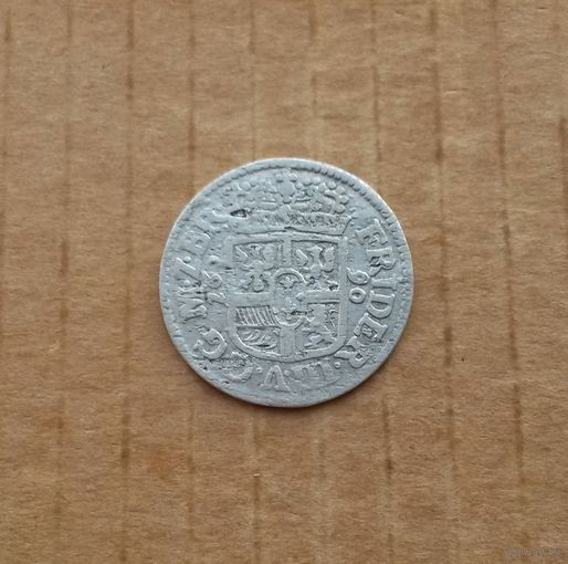 Бранденбург-Пруссия, 1/12 талера 1690 г., серебро, Фридрих III (курфюрст с 1688, в 1701-1713 король Пруссии Фридрих I)
