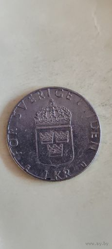 Швеция 1 крона 1982
