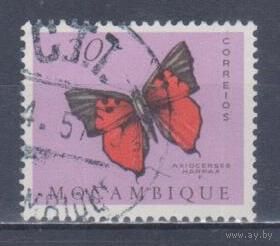 [1073] Португальский Мозамбик 1953. Фауна.Бабочка.0,30э. Гашеная марка.