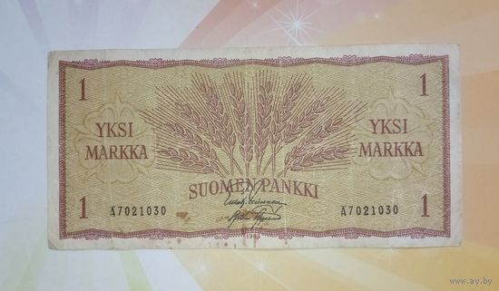 Финляндия 1 марка 1963г