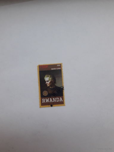 Марки Руанда Лауреаты Нобелевской премии по физике 1903 химии 1911 Склодовская Мария-Кюри