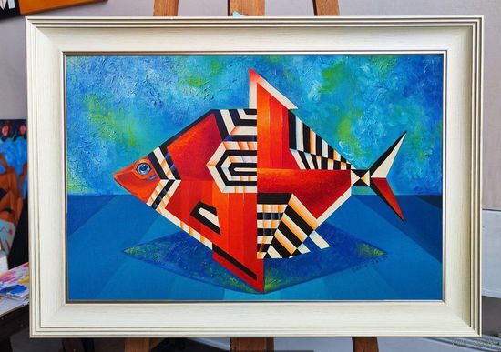 "Параллели" масло, холст, рама