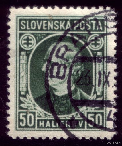 1 марка 1939 год Словакия Глинка 24