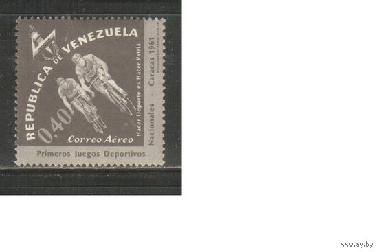 Венесуэла-1962 (Мих.1461) , *,   Спорт, Велоспорт ,Велосипеды