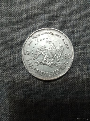 Монета 1989 года выпуска.