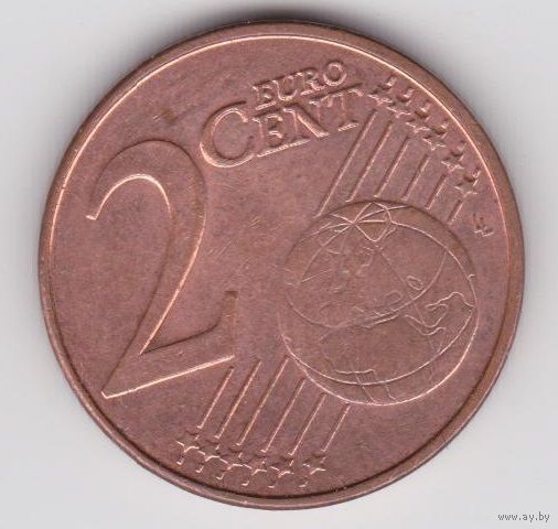 Бельгия  2 евроцента 2004