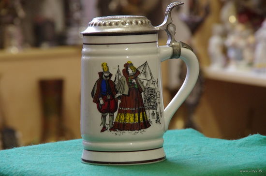 Кружка пивная .  Германия     17,5 см