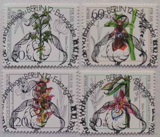 ФРГ. 1984г. Цветы.