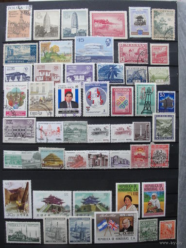 Продажа коллекции с 1 рубля! Культура и искусство на почтовых марках мира.