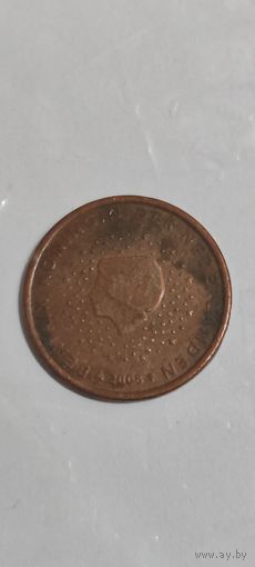 Нидерланды 5 евроцентов 2008