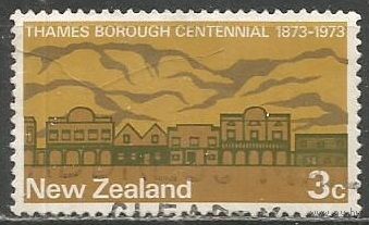 Новая Зеландия. 100 лет г.Темза. 1973г. Mi#597.