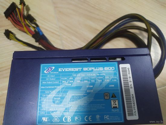 БЛОК ПИТАНИЯ 600 W НЕРАБОЧИЙ