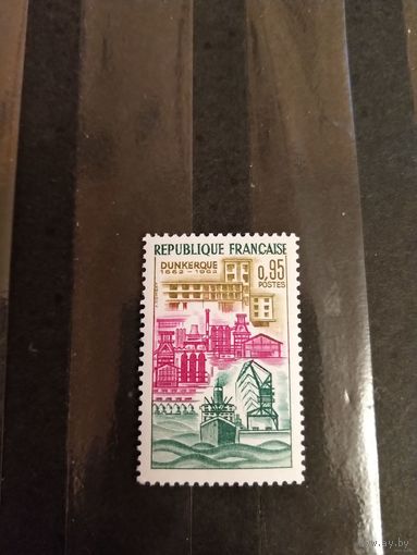1962 Франция корабль флот чистая клей MNH** выпускалась одиночкой (3-14)