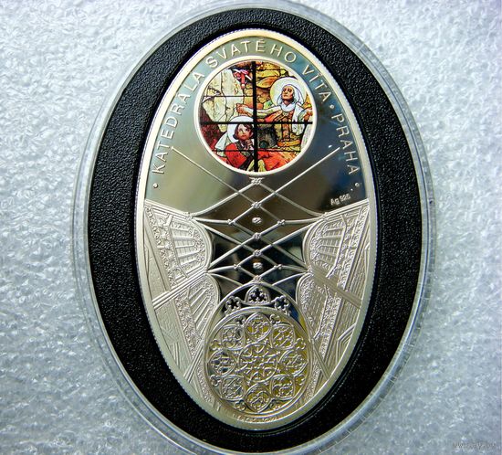 1 доллар 2011. Собор Святого Вита. Прага. Ниуэ. Серебро