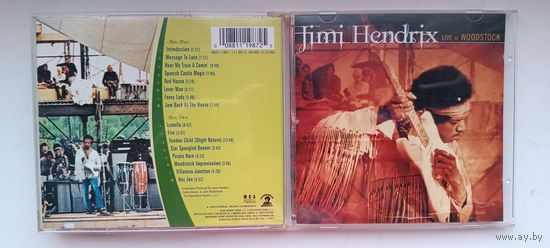 JIMI HENDRIX - Live At Woodstock (FRANCE 2CD аудио 1999)