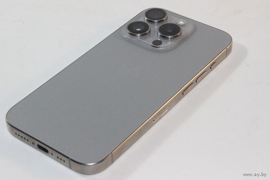 IPhone 15 Pro 128GB (природный титан), 100%, гарантия до 9 августа 2025