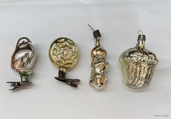 Елочные игрушки СССР цена за все