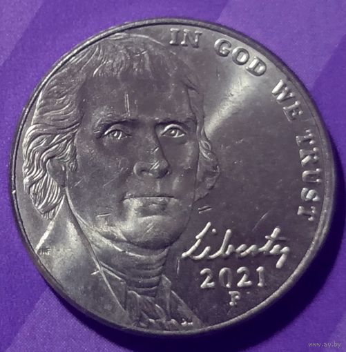 5 центов 2021 г  США
