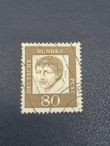 Германия 1961г. Стандартный выпуск.