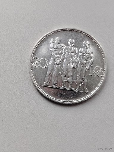 20 крон чехословакия 1933 г