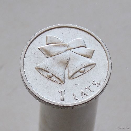Латвия 1 лат 2012 Колокольчики
