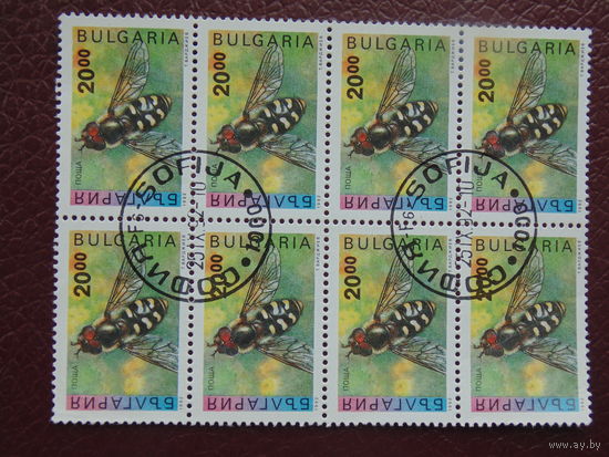 Болгария 1992г. Насекомые-2.