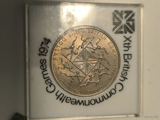 1974 Новая Зеландия 1 доллар