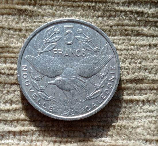 Werty71 Новая Каледония 5 франков 1992