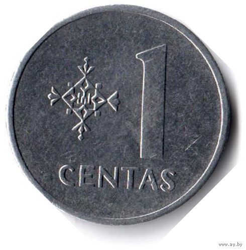 Литва. 1 цент. 1991 г.