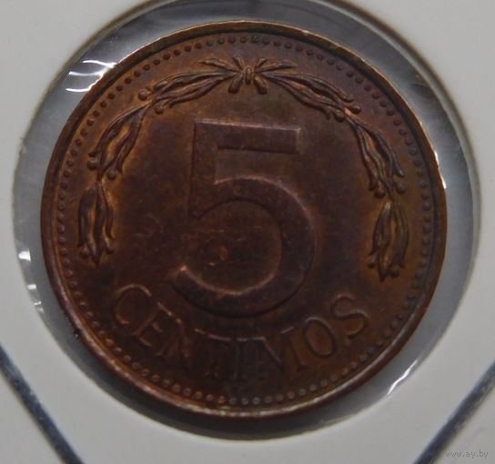 Венесуэла 5 сентимо 1976 г