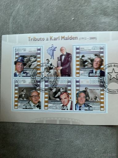 Гвинея Бисау 2009. Актёр Karl Malden 1912-2009. Малый лист