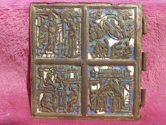 Створка складня 9,5х9,5.Эмаль.