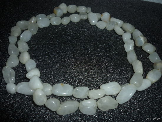 Бусы СССР Халцедон Произвольной Природной Формы